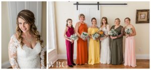 The Venue Clare Mi, bridal party images